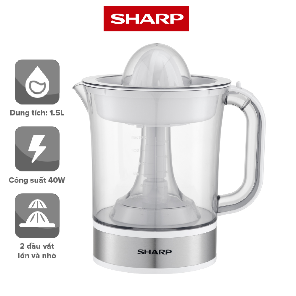 Máy Vắt Cam Sharp EJ-J415-WH Dung Tích 1.5L ( Màu Trắng)