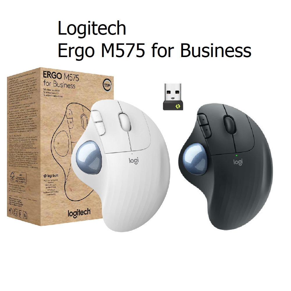 Chuột Logitech Ergo M575 Business Công thái học Không dây Wireless/Bluetooth