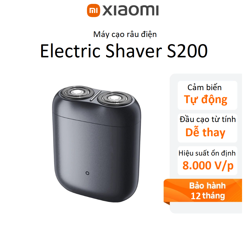 Máy cạo râu Xiaomi Electric Shaver S200 Gray GL (BHR9529GL)