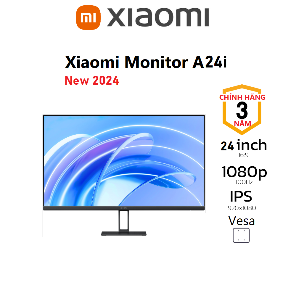 Màn hình máy tính Xiaomi Monitor A24i 23.8 inch FHD/IPS/100Hz/6ms/HDMI