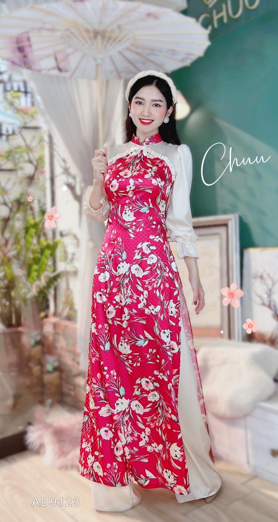 Áo Dài Hoa Chinadoll AD9123