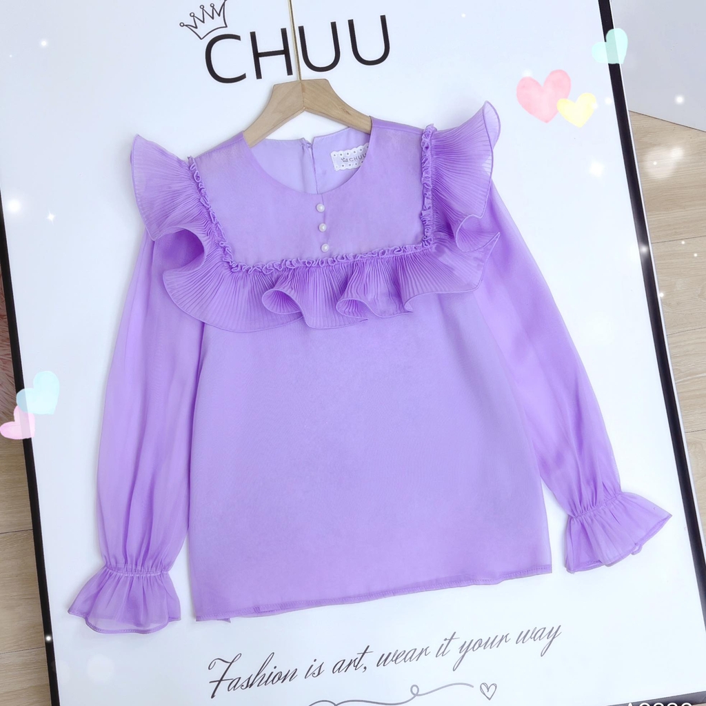Áo Tơ Li Loe Loe A9336