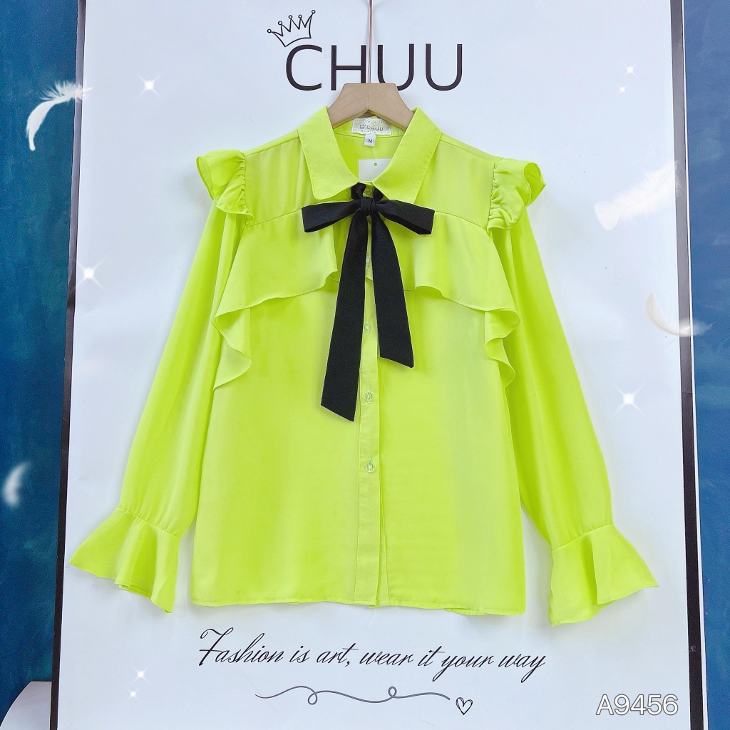 Áo Sơ Mi Tay Loe Cánh Tiên A9456