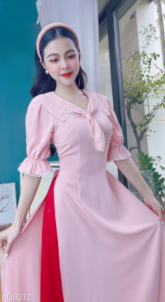 Áo Dài Nơ Student AD9212 (áo lẻ)