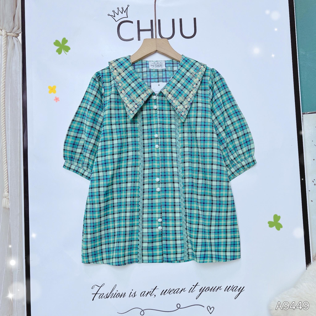 Áo Caro Lụa Thêu Hoa