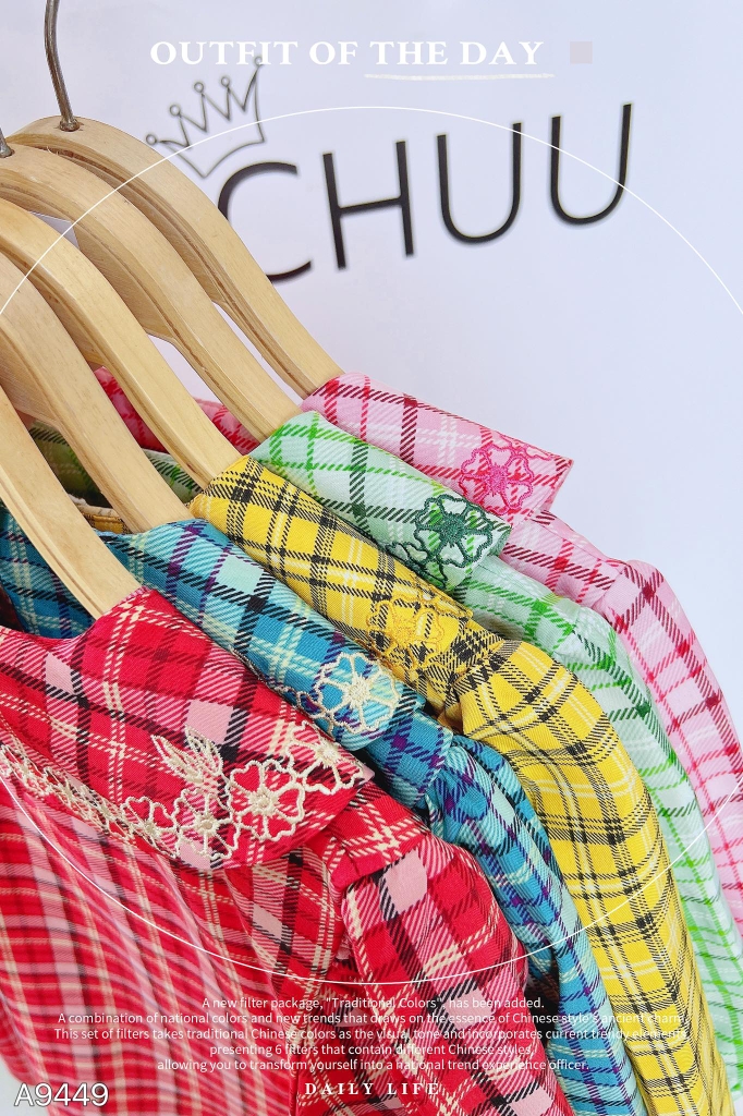 Áo Caro Lụa Thêu Hoa