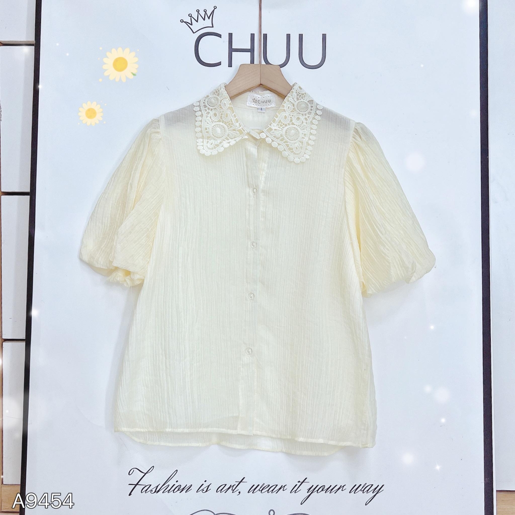 Áo Tơ Nhăn Đồng Tiền A9454