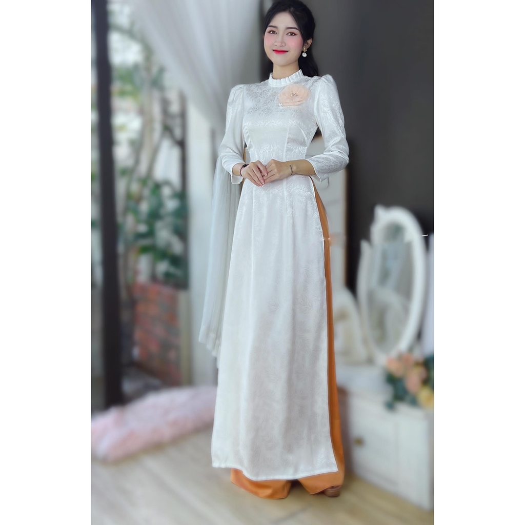 Áo Dài Cổ Li 2PH AD8021 (áo lẻ)