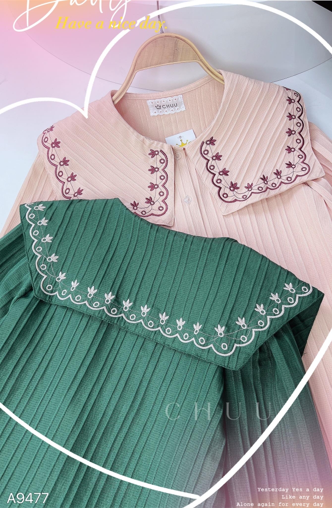 Áo Sơ Mi Vạt Vuông Bồ Công Anh A9477