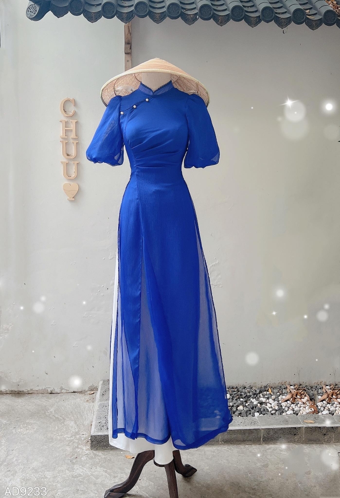 Áo Dài 4T Nhún Eo AD9233 (áo lẻ)