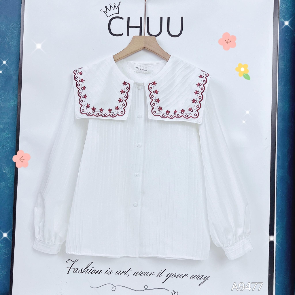 Áo Sơ Mi Vạt Vuông Bồ Công Anh A9477