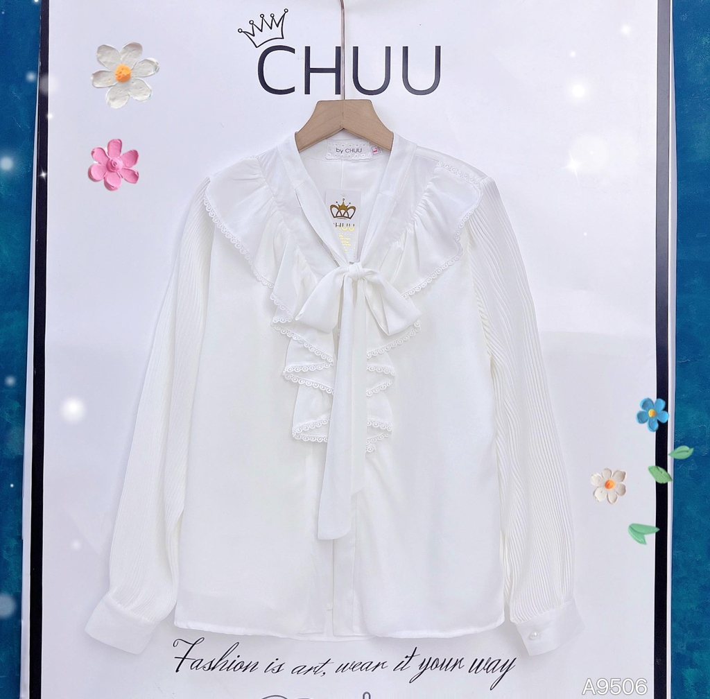 Áo Sơ Mi Tay Li Bèo Đỗ A9506