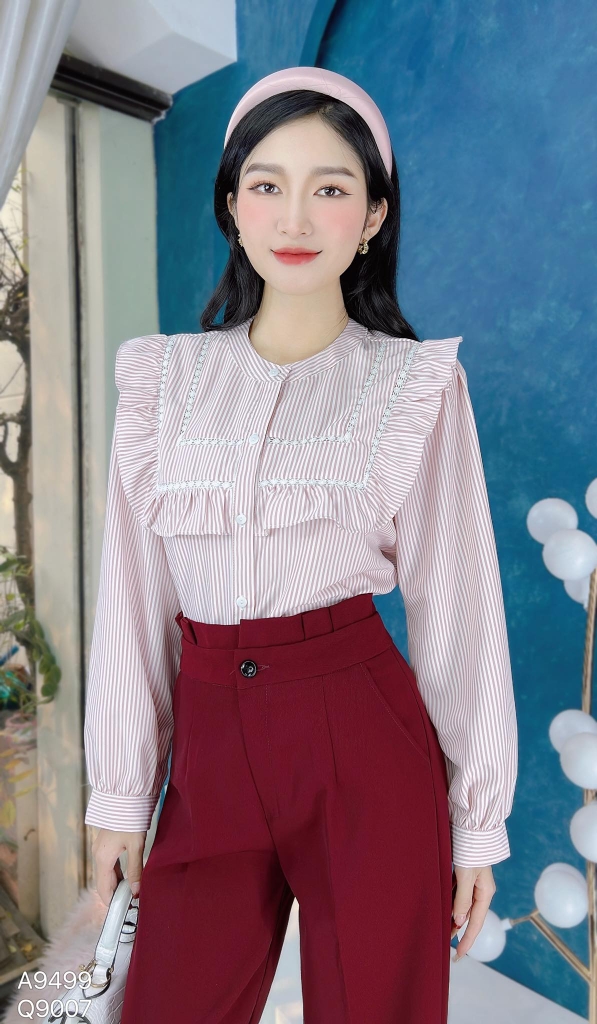 Áo Sọc Ren Sao Biển A9499