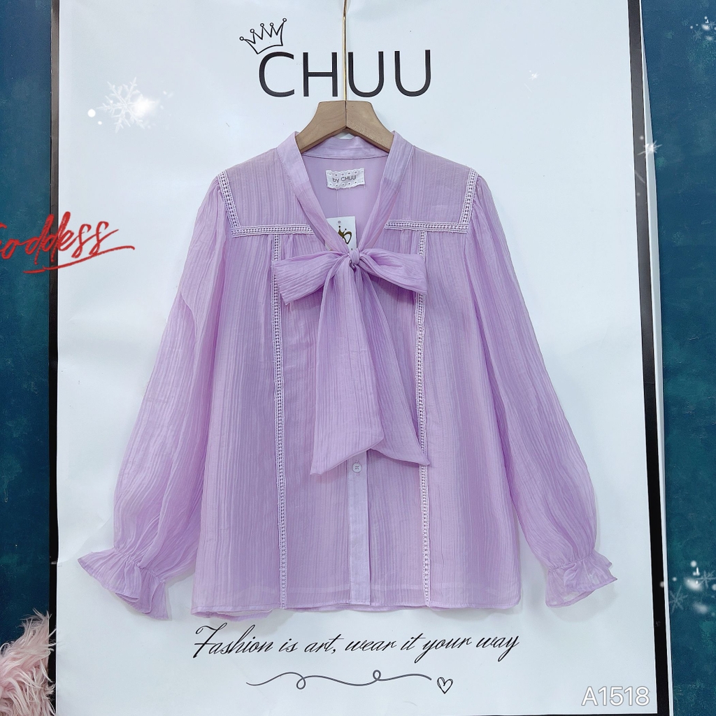 Áo Tơ Ren Chữ Te A1518