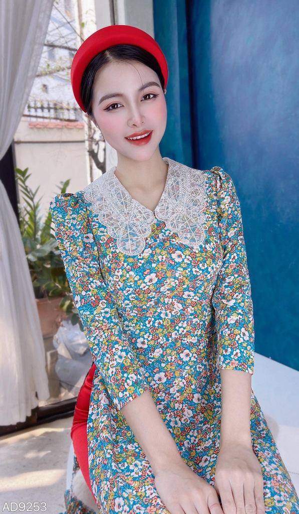 Áo Dài Ren The Leaf AD9253 (áo lẻ)