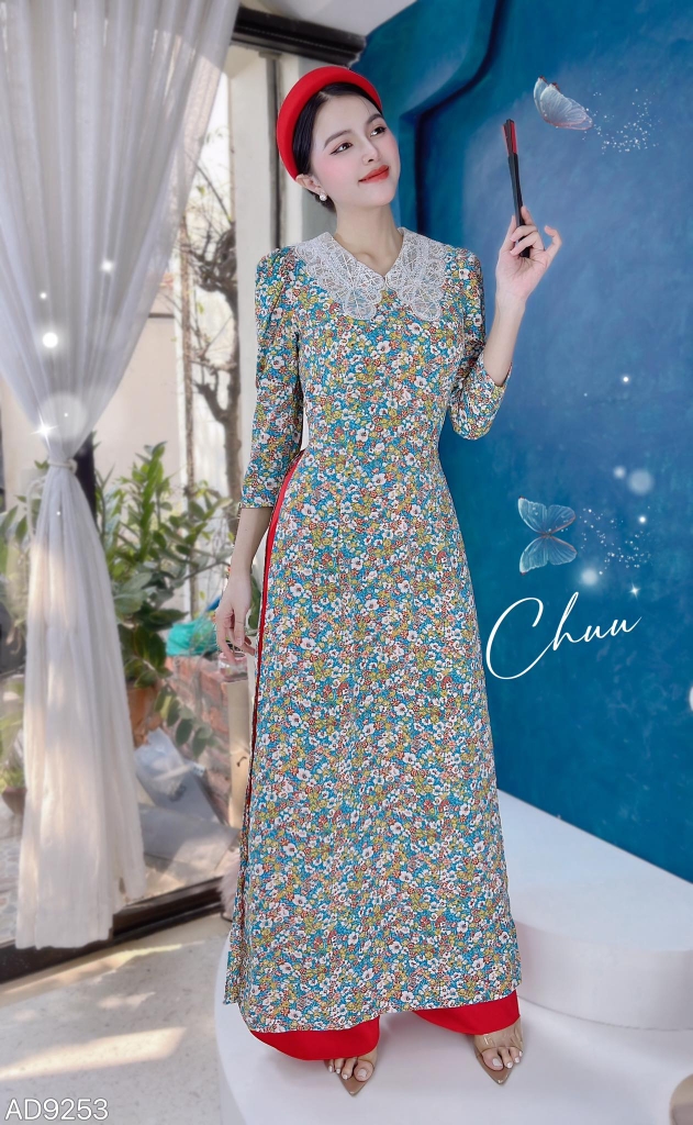 Áo Dài Ren The Leaf AD9253 (áo lẻ)