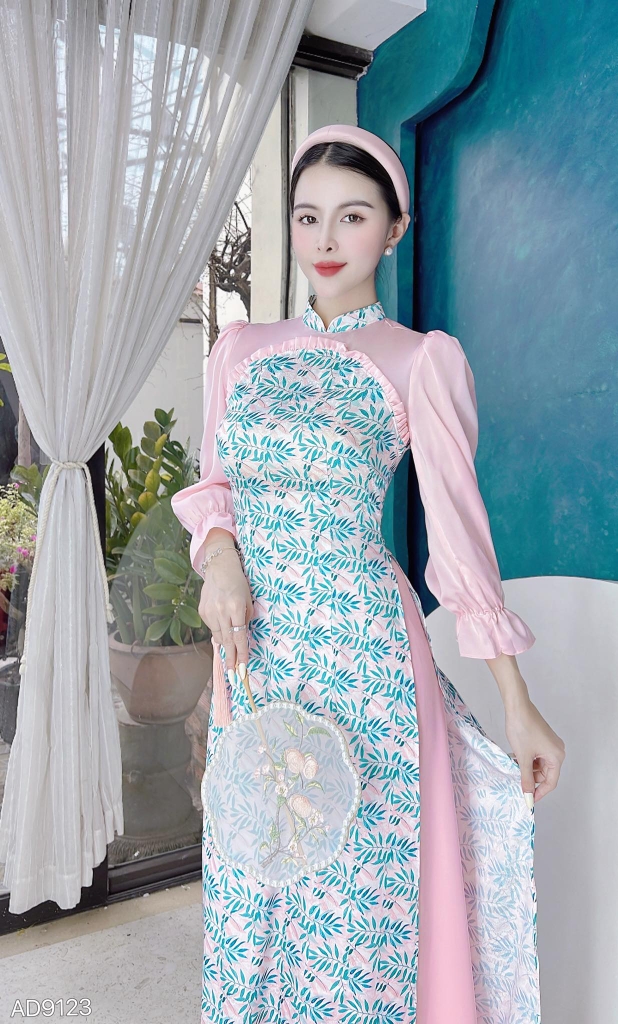 Áo Dài Hoa Chinadoll AD9123 (áo lẻ)