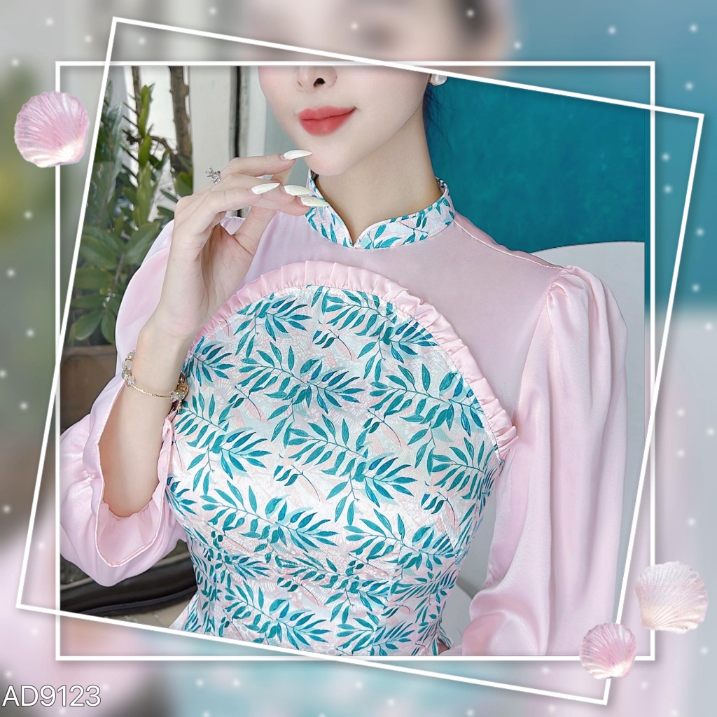 Áo Dài Hoa Chinadoll AD9123 (áo lẻ)