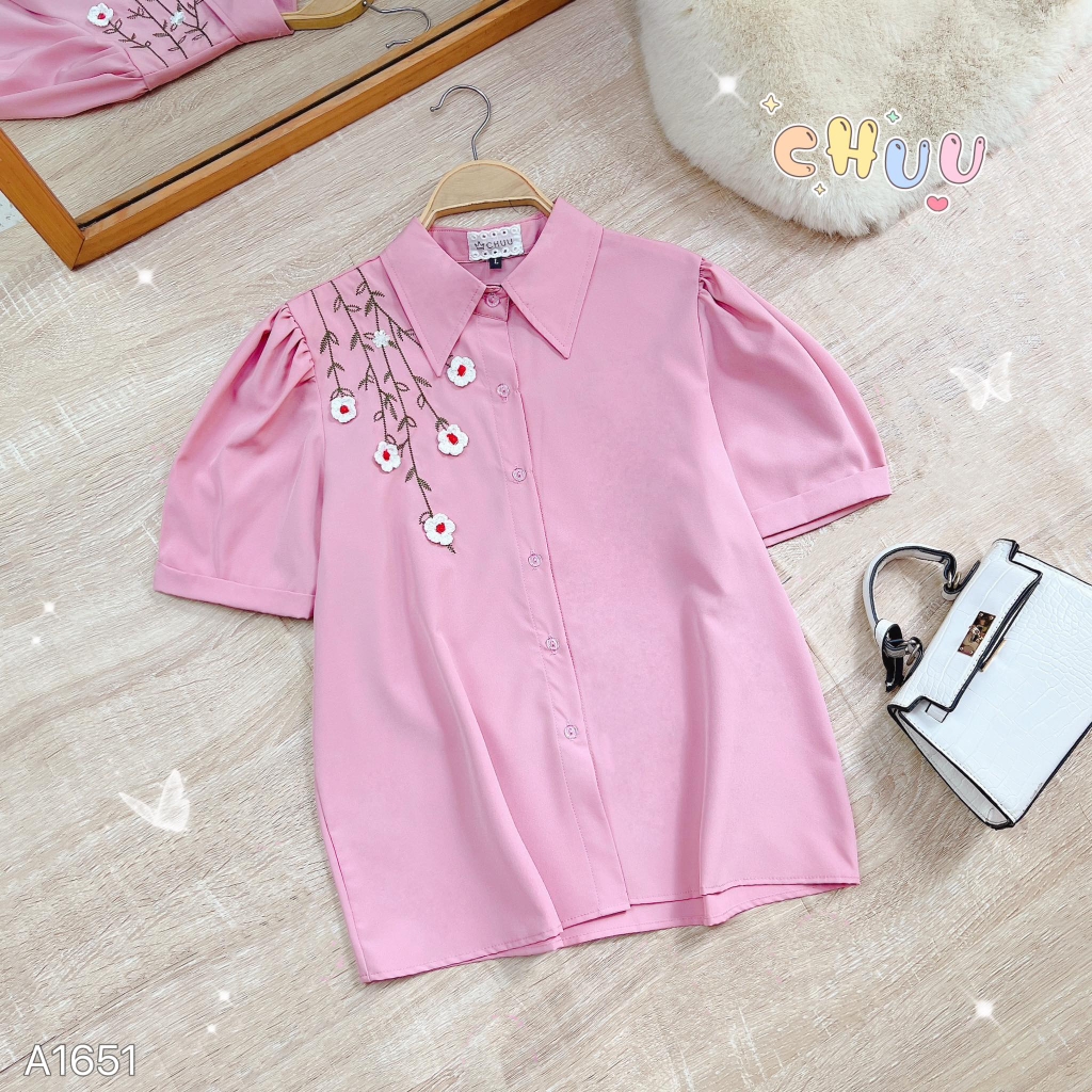 Áo Sơ Mi Hoa Leo Nổi 3D A1651