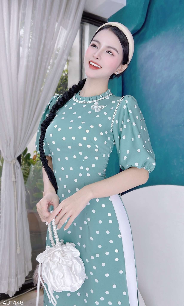 Áo Dài Bướm Alone AD1446 (áo lẻ)