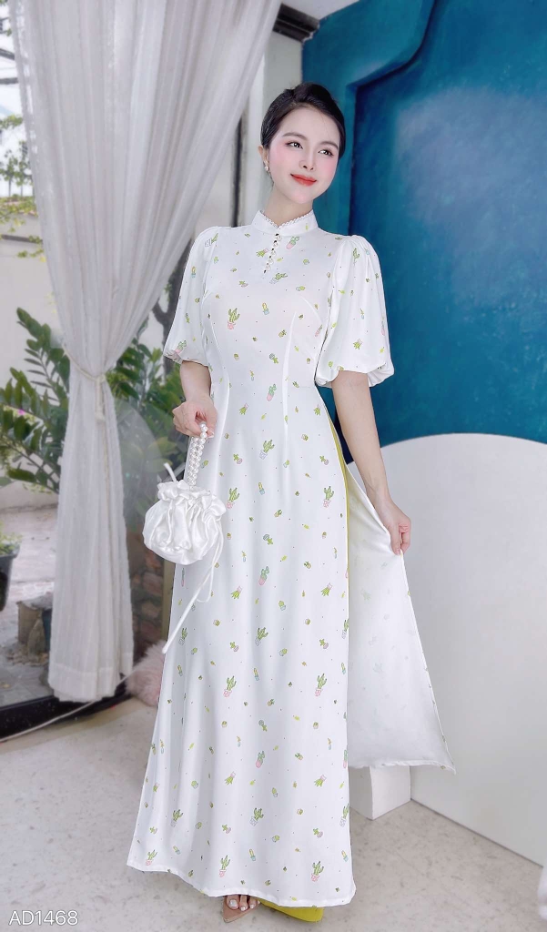 Áo Dài Tay Bồng Hạt Đậu AD1468 (áo lẻ)
