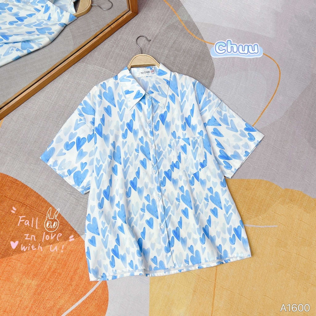 Áo Sơ Mi Oversize HT Có Túi A1600