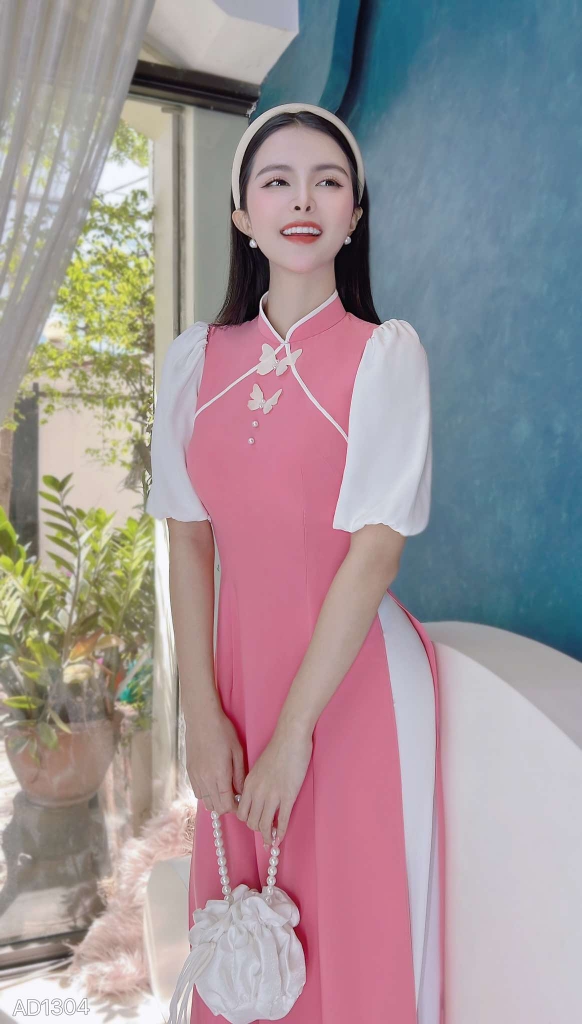 Áo Dài Hồ Điệp Bay AD1304 (áo lẻ)