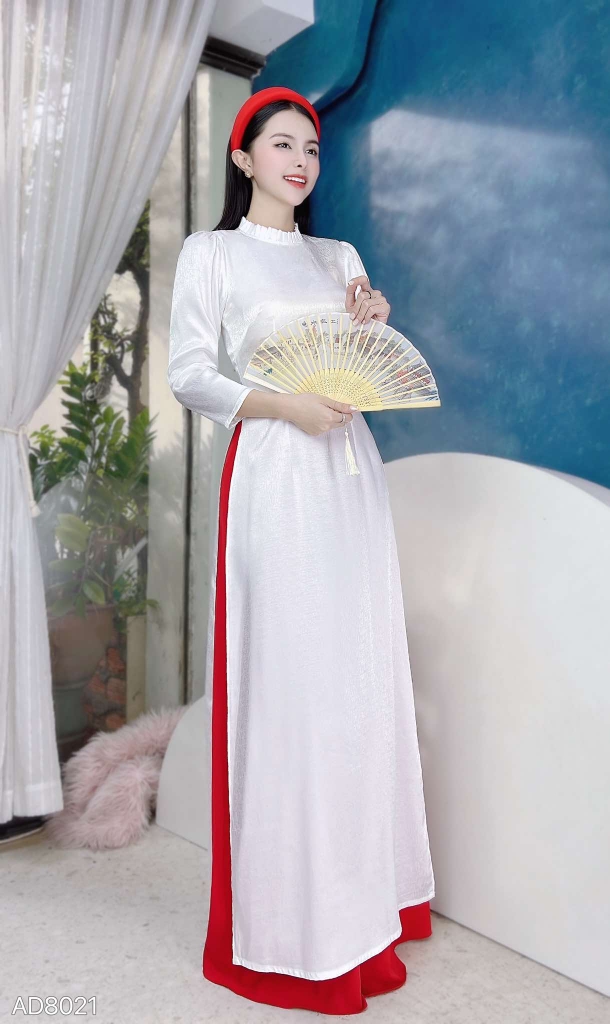 Áo Dài Cổ Li 2PH AD8021 (áo lẻ)