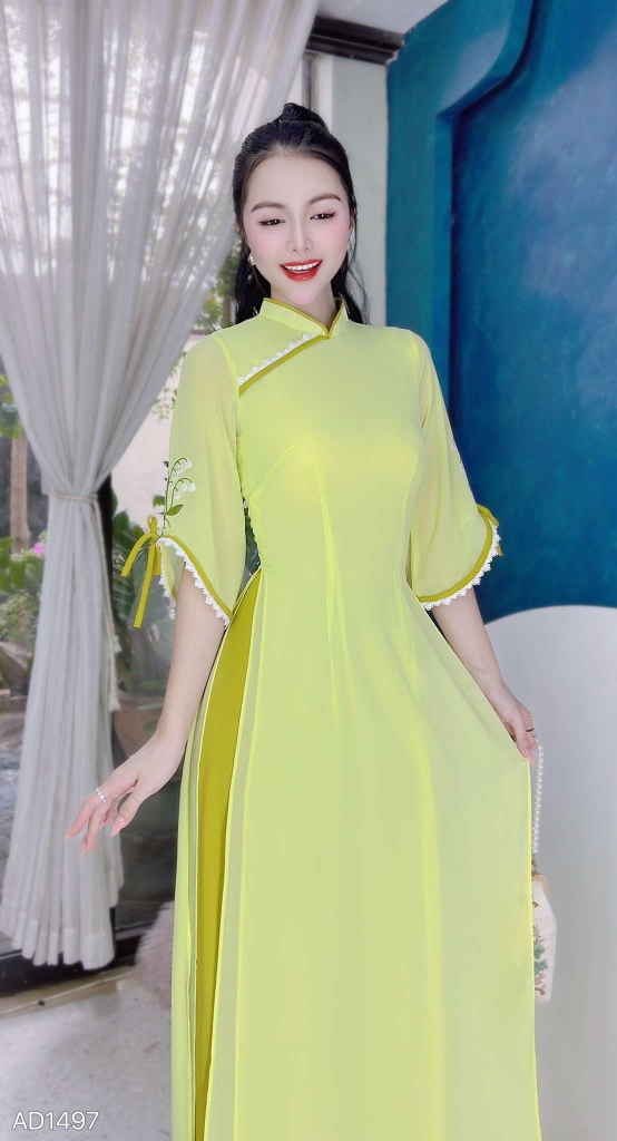 Áo Dài 4T Linh Lan AD1497 (áo lẻ)