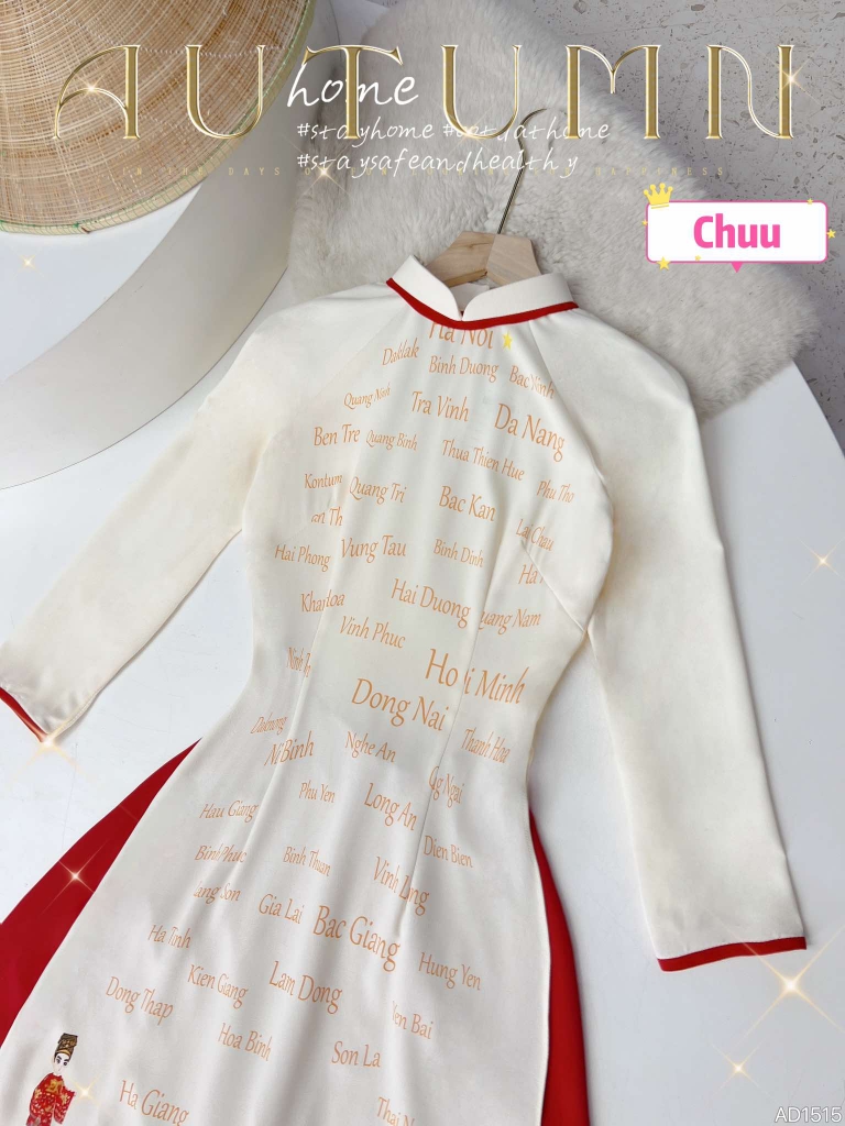 Áo Dài TT 63 Tỉnh Thành AD1515 (áo lẻ)