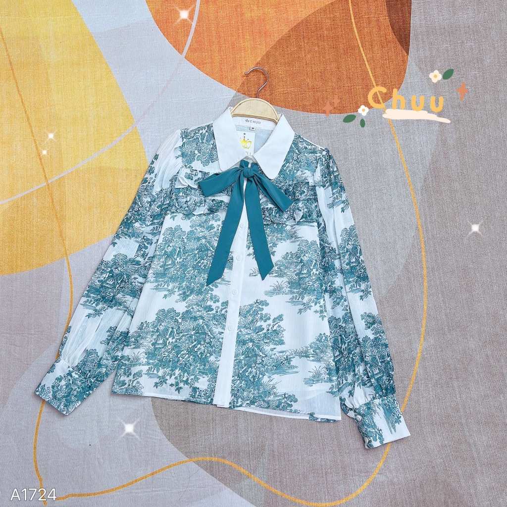 Áo Sơ Mi Cô Gái Đồng Quê A1724