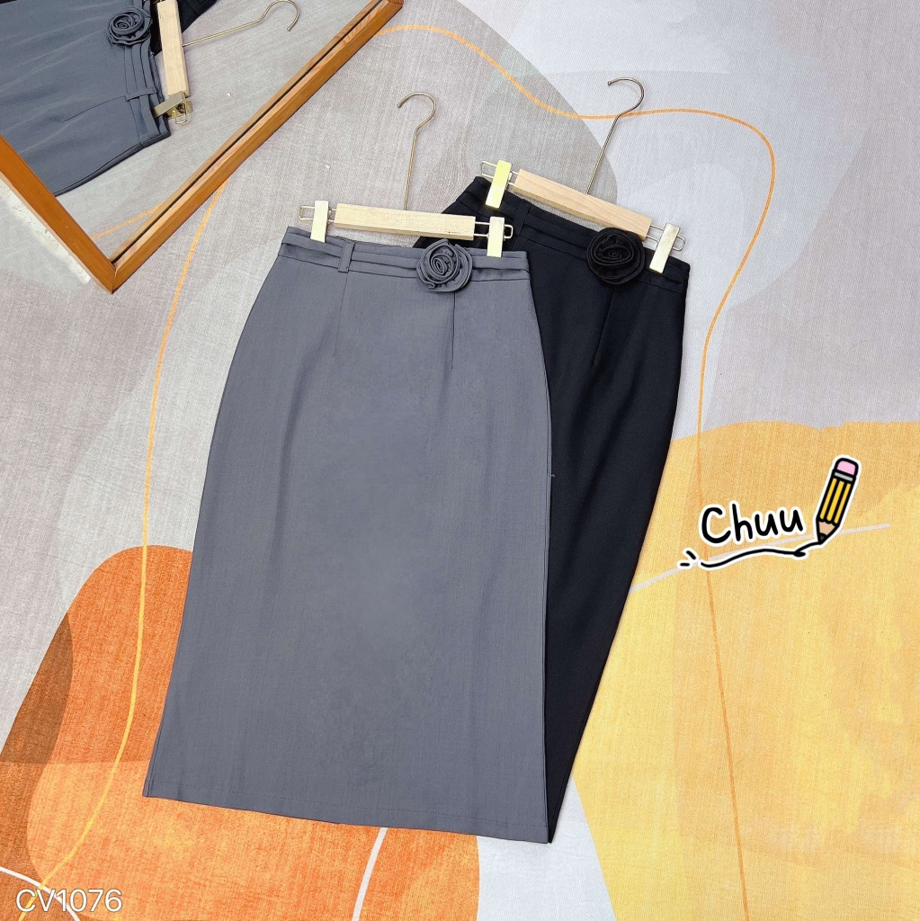 Chân Váy Bút Chì Mẫu Đơn 76cm CV1076