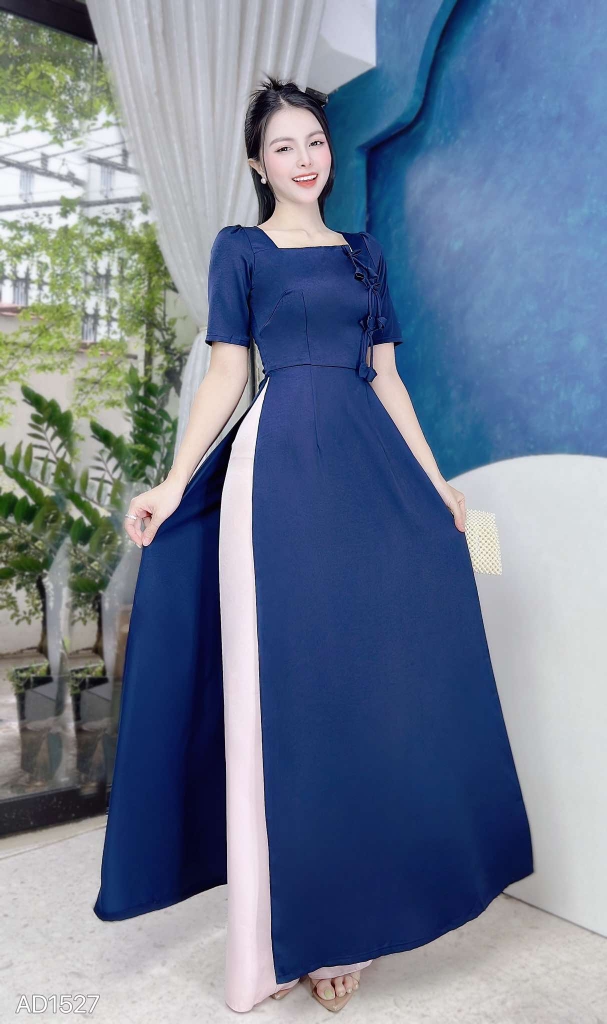 Áo Dài Chuông Gió Tulip AD1527 (áo lẻ)