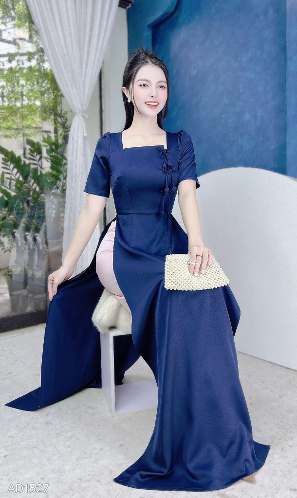 Áo Dài Chuông Gió Tulip AD1527 (áo lẻ)