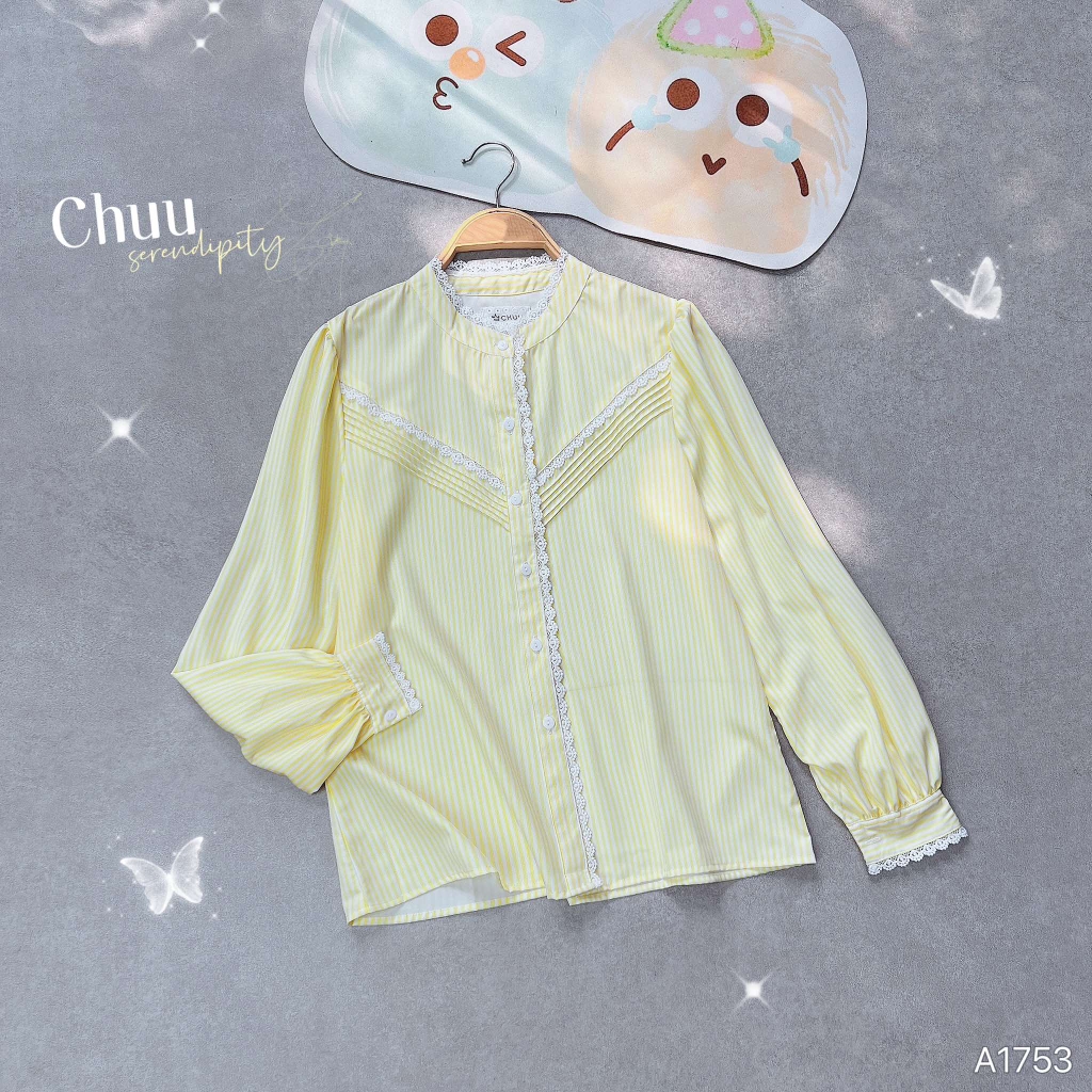 Áo Sơ Mi Sọc Cây Xương Rồng A1753