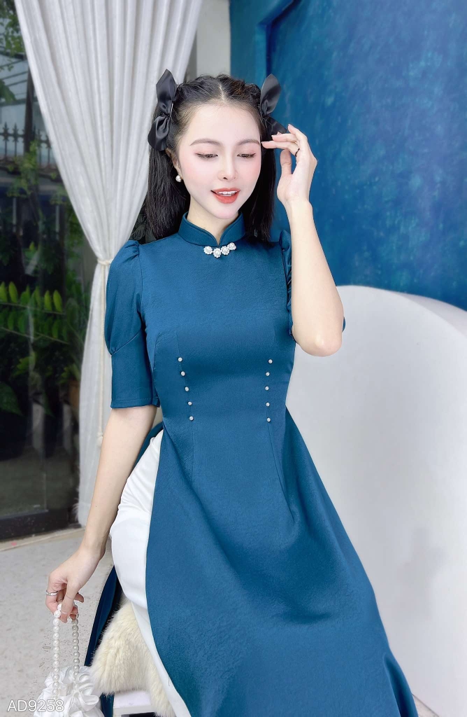 Áo Dài Eo Ngọc AD9258