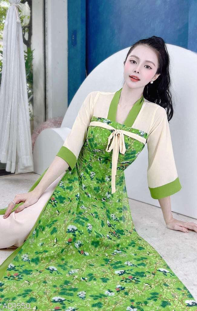 Áo Dài 4T Qúy Phi AD1550 (áo lẻ)