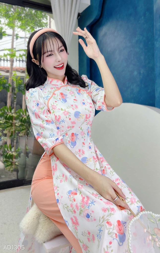 Áo Dài An Nhiên AD1305 (áo lẻ)