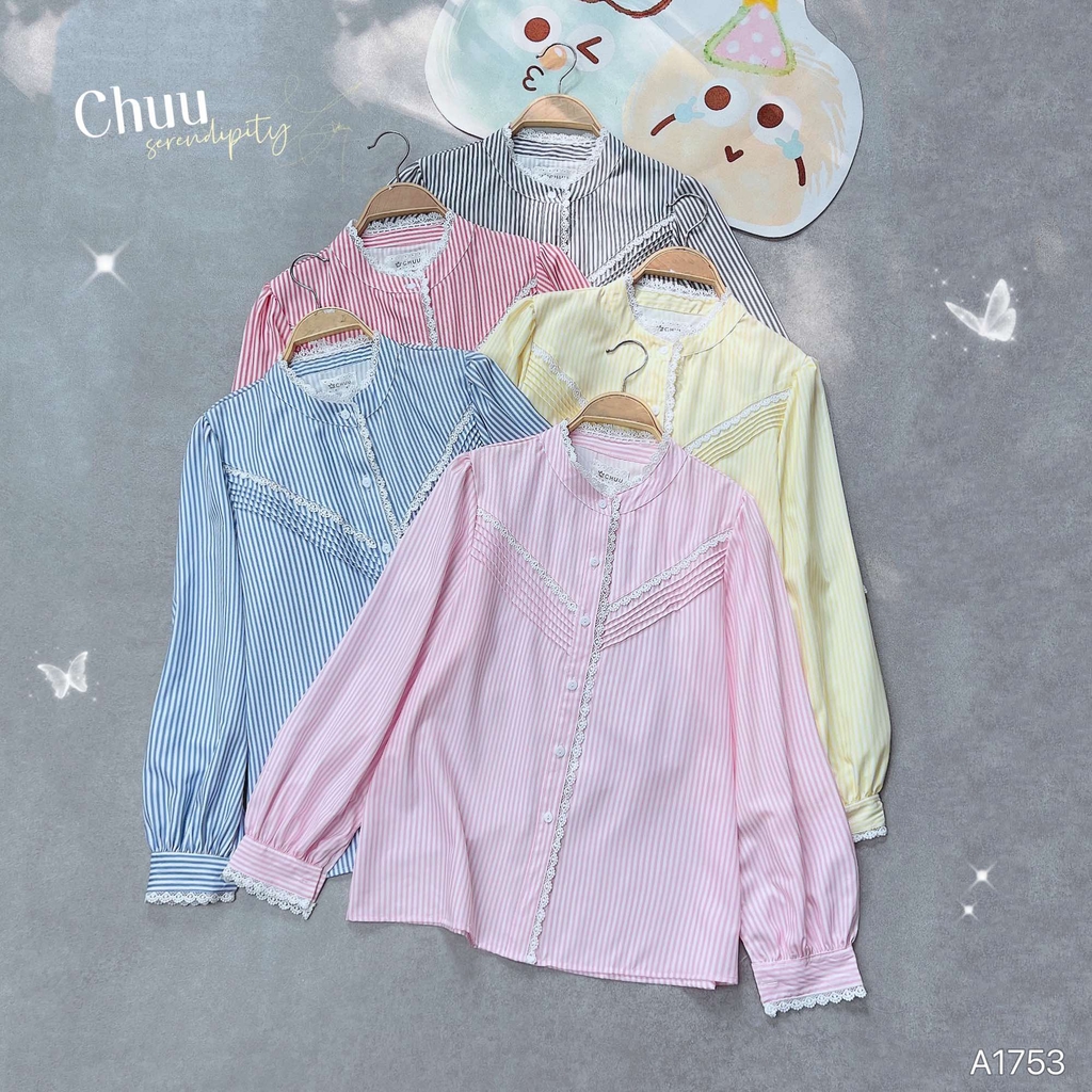 Áo Sơ Mi Sọc Cây Xương Rồng A1753