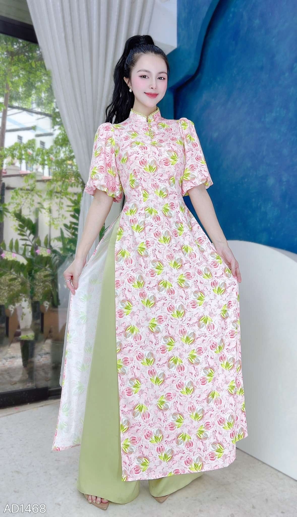 Áo Dài Tay Bồng Hạt Đậu AD1468 (áo lẻ)