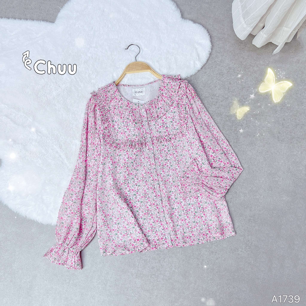 Áo Sơ Mi Cổ Bông Giấy A1739