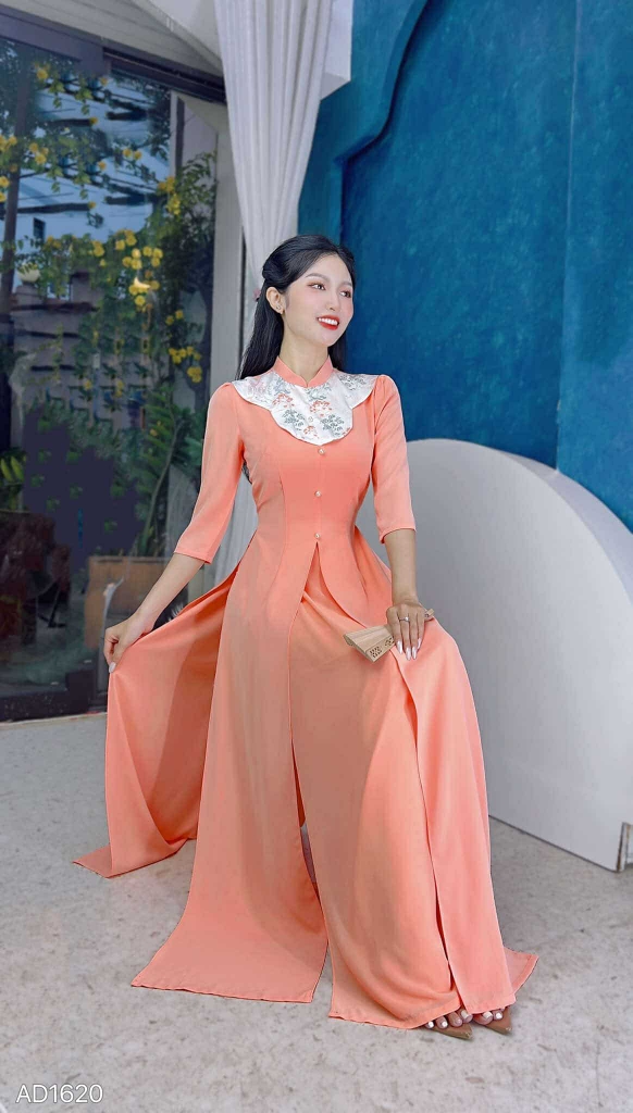 Áo Dài Khuynh Thành 3T AD1620 (áo lẻ)