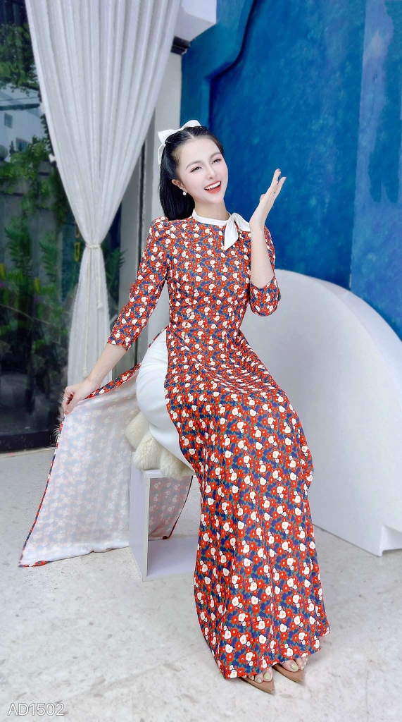 Áo Dài Tai Sóc AD1502 (áo lẻ)