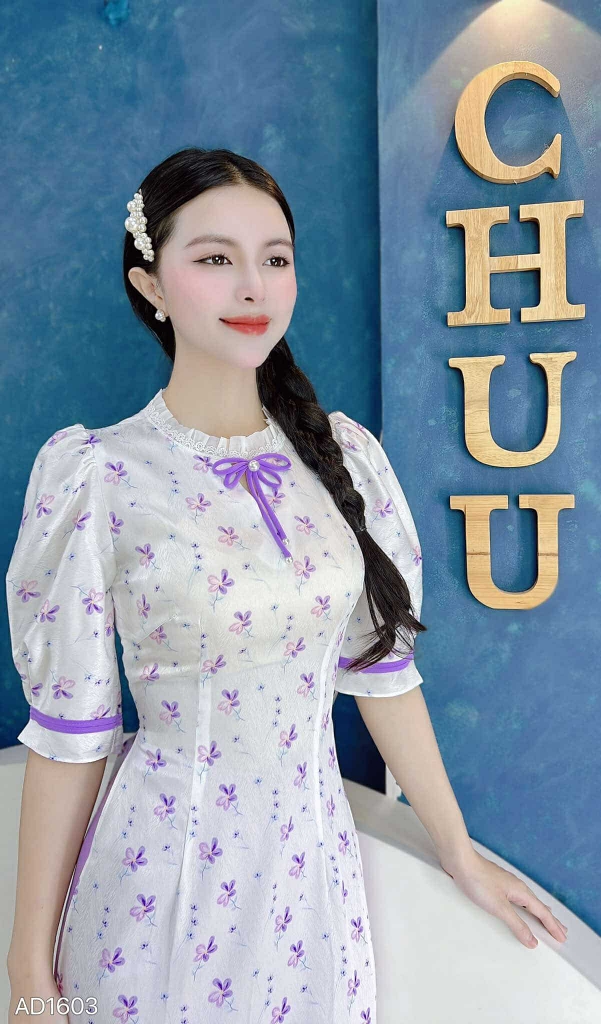 ÁO Dài Ngọc Diệp AD1603 (áo lẻ)