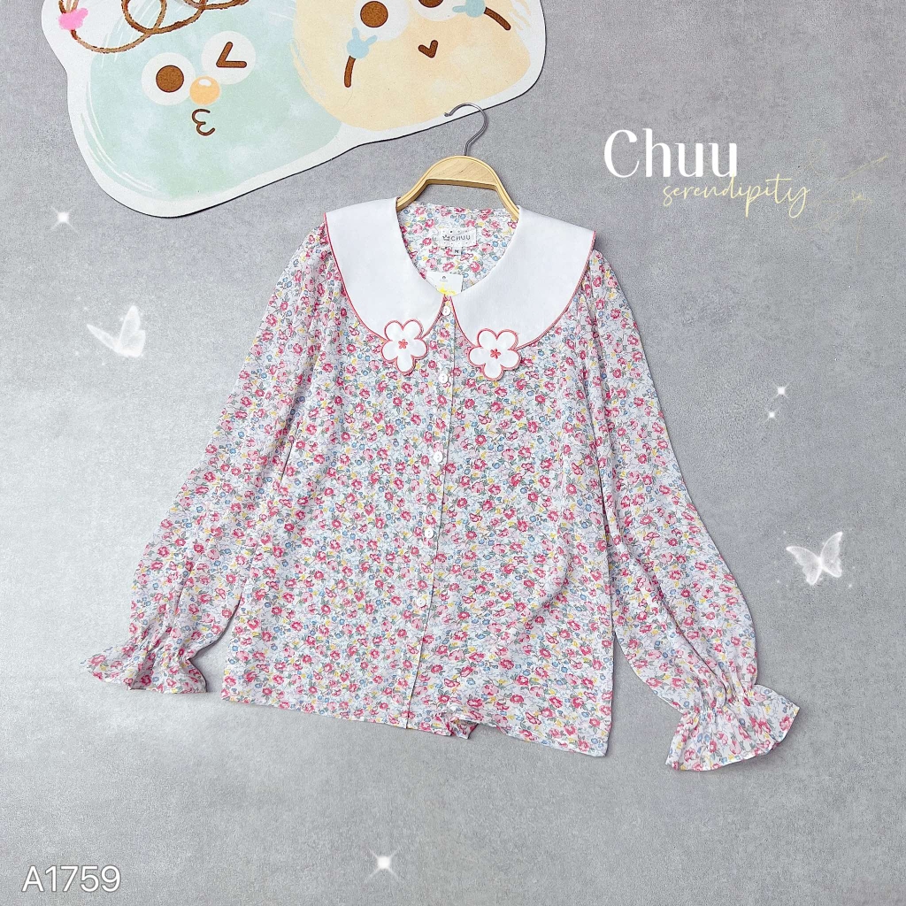 Áo Sơ Mi Hoa Dừa Cạn 3D A1759