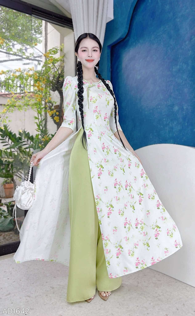 Áo Dài Con Sau Kute AD1542 (áo lẻ)
