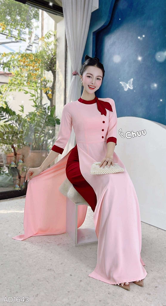 Áo Dài Tai Gấu Túi AD1643 (áo lẻ)