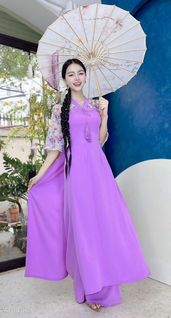 Áo Dài Tiểu Cung Nữ AD1437 (áo lẻ)