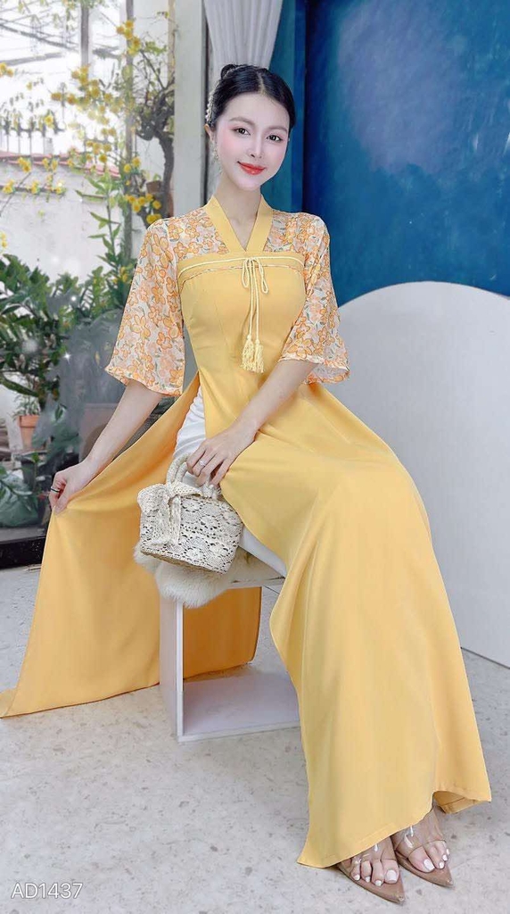 Áo Dài Tiểu Cung Nữ AD1437 (áo lẻ)
