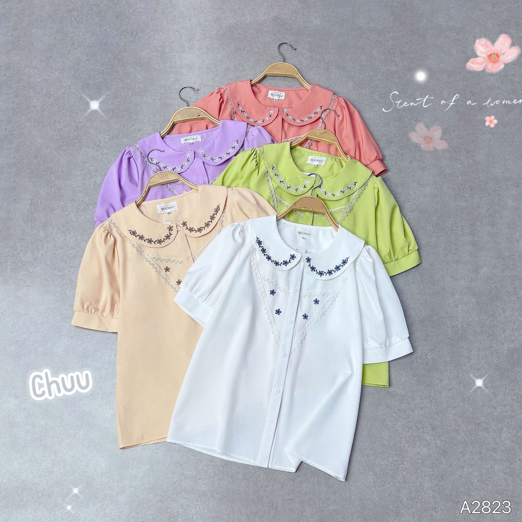 Áo Sơ Mi Ngôi Sao Xanh A2823